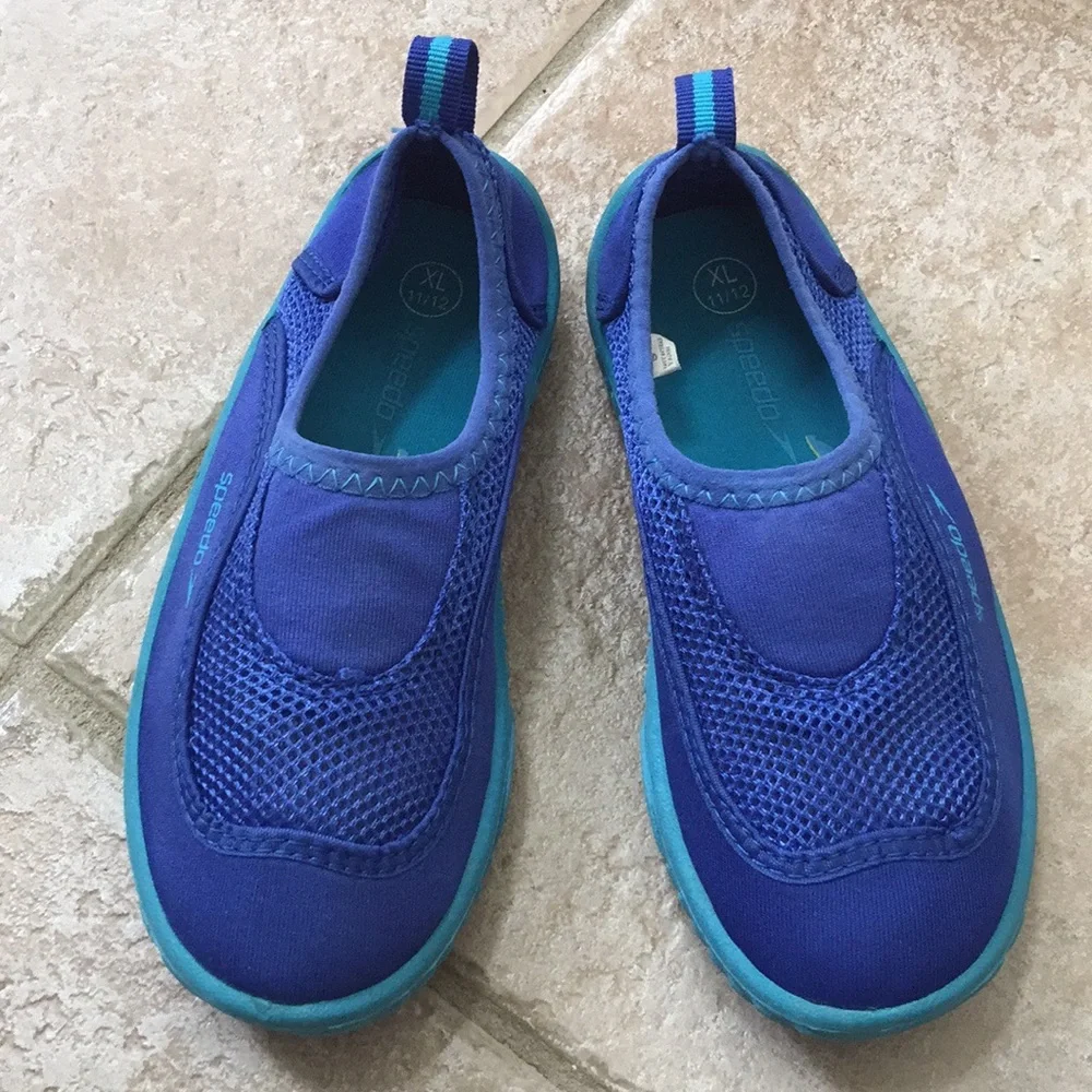 Speedo Boys Water Swim Shoes Mesh Neoprene